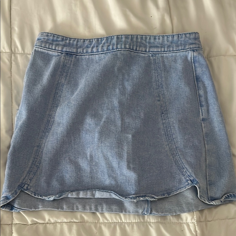 Kendall and Kylie Denim Blue Skirt